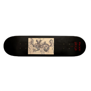 Musashi Designer Dragon Skateboard Bräda 20 Cm
