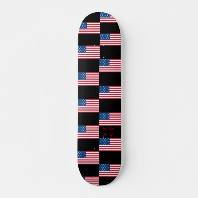 Musashi Designs USA Skateboard Bräda 20 Cm (Framsida)