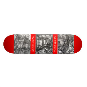 Musashi planlägger Durers apokalyps Mini Skateboard Bräda 18,7 Cm