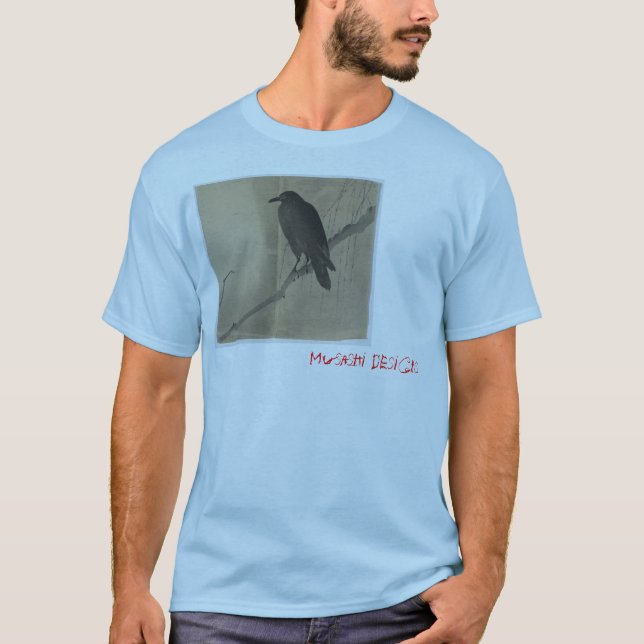 Musashi planlägger korpsvart t shirt (Framsida)