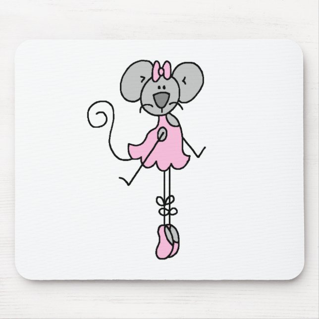 Musballerina Två Musmatta (Framsidan)