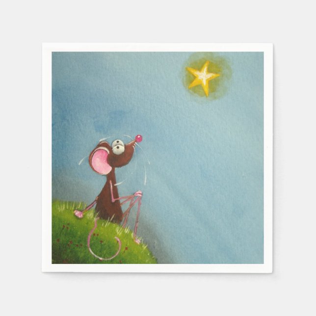 Musblöjor Pappersservett (Framsidan)