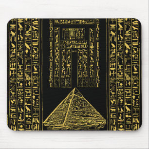 Musbricka för antika Egyptener - pyramid och hiero Musmatta