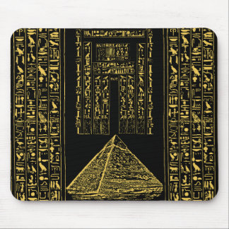 Musbricka för antika Egyptener - pyramid och hiero Musmatta