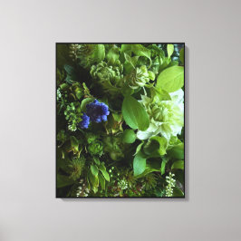 Muscari & Clematis Botanical Canvas Art