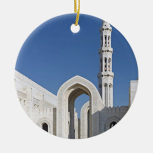 Muscat för SultanQaboos storslagen moské Sultana Julgransprydnad Keramik