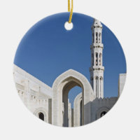 Muscat för SultanQaboos storslagen moské Sultanate