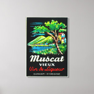 Muscat Vieux vin LabelEurope Canvastryck