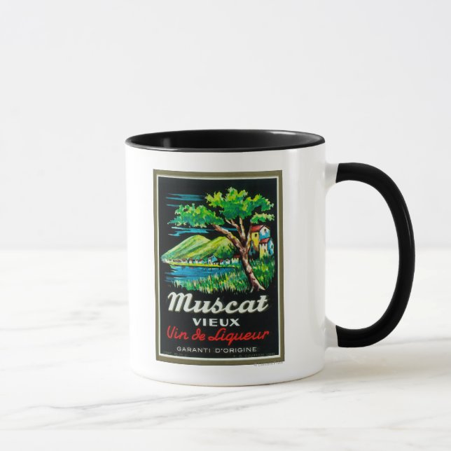 Muscat Vieux Vin LabelEurope Mugg (Höger)