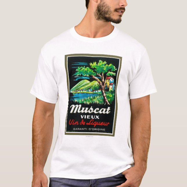 Muscat Vieux vin LabelEurope T Shirt (Framsida)