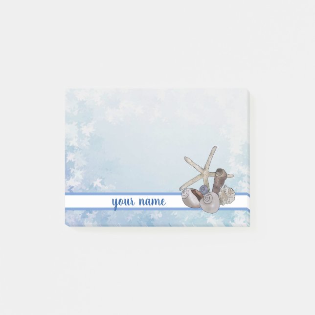 Muscheln und Seestern Post-it Block (Framsida)