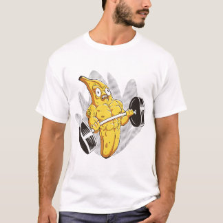 Muscle Banana – Funny Cartoon Bodybuilder Banana T Shirt