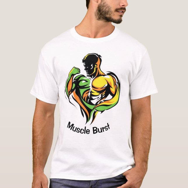 Muscle Burst T Shirt (Framsida)