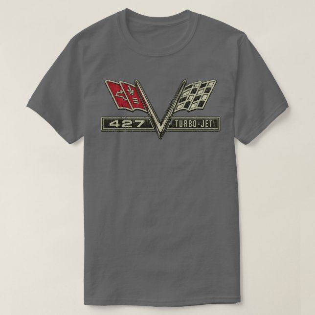 Muscle Car 427 TurboJet 1966 T Shirt (Design framsida)