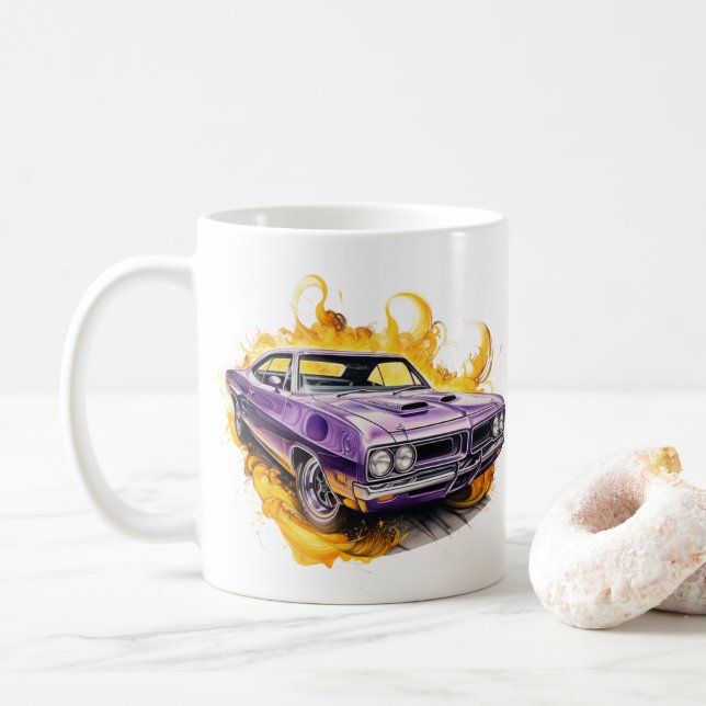Muscle Car Coffee Mugg (Med munk)