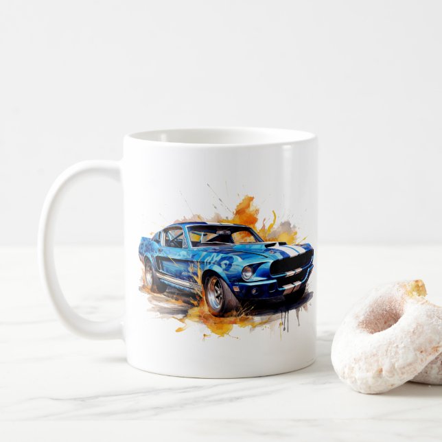 Muscle Car Coffee Mugg (Med munk)