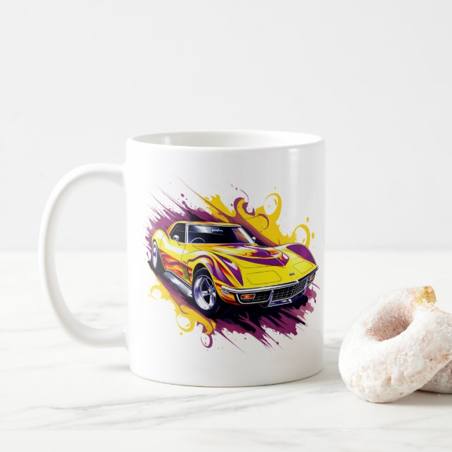 Muscle Car Coffee Mugg (Med munk)