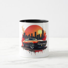 Muscle Car Gatuart Coffee Cup blir Mugg