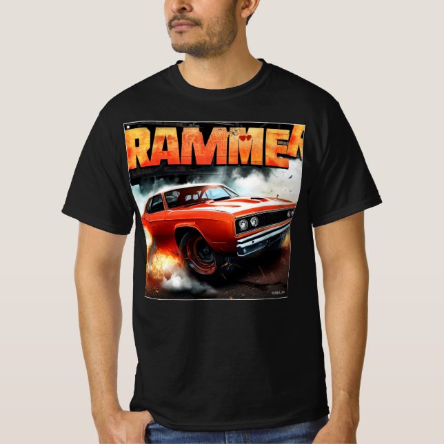MUSCLE CAR HALLOWEEN [Rammer] 003 T Shirt (Framsida)