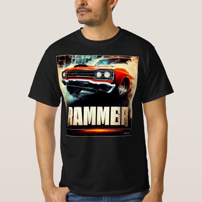 MUSCLE CAR HALLOWEEN [Rammer] 030 T Shirt (Framsida)