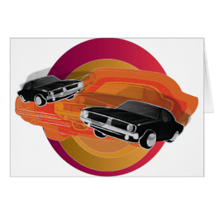 Muscle Car Hälsningskort