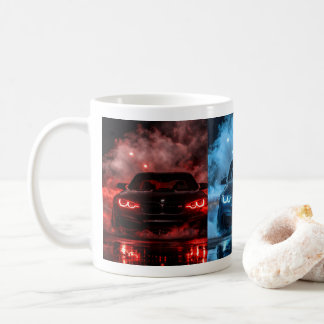 Muscle Car Kaffemug – Mörk Cinematic Sportbil  Kaffemugg