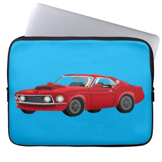 Muscle car laptop fodral (Framsidan)
