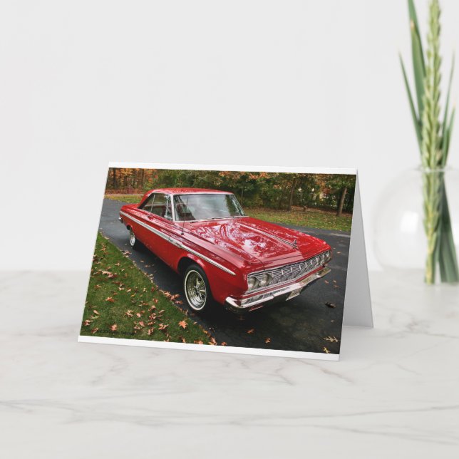 Muscle Car Merchandise Kort (Framsida)
