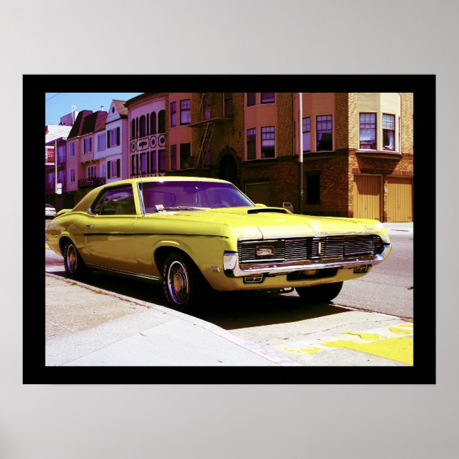 Muscle Car, San Francisco Poster (Framsidan)