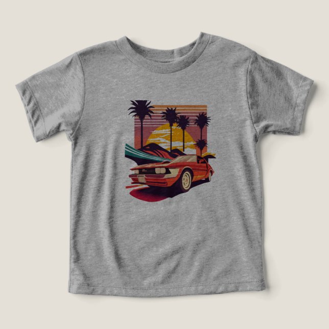 Muscle Car T Shirt (Design Framsida)