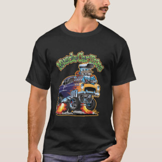 Muscle Car Toons Automotive Tecknad Tecknad Bok Co T Shirt