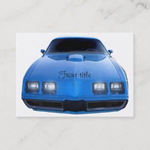 Muscle Car Visitkort
