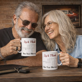 Muscle Cars of the 60s & 70s Crossword Puzzle Kaffemugg