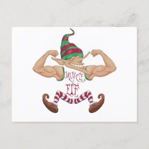 Muscle Elf Vykort