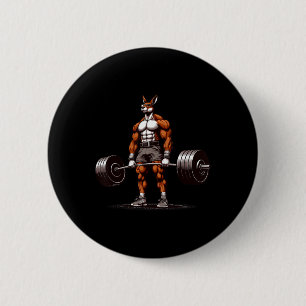 Muscle Kangaroo Deadlift Funny Gym Weightlife tin Knapp
