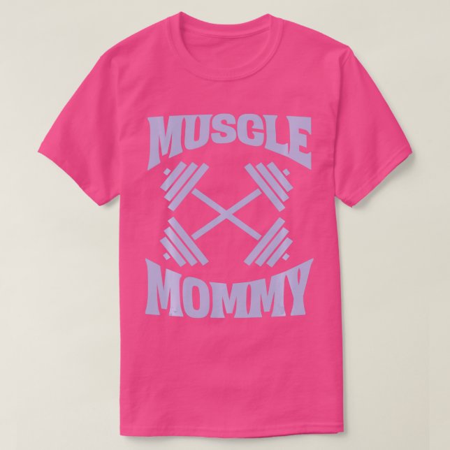 Muscle Mamma Bodybuilding der Weightlift Fitness G T Shirt (Design framsida)