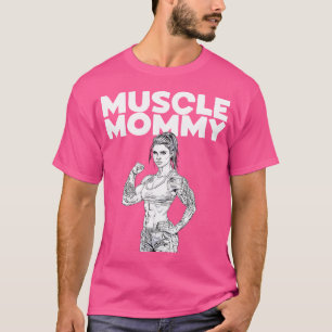 Muscle Mamma - Gym Weightlift Fitness Bodybuild T Shirt