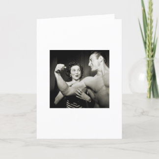 Muscle manar behöver också hälsningskort. kort