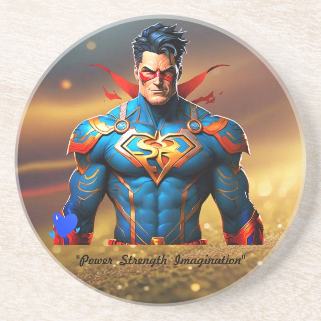 "Muscle Marvels: Superhjälte Creator" Underlägg (Framsidan)