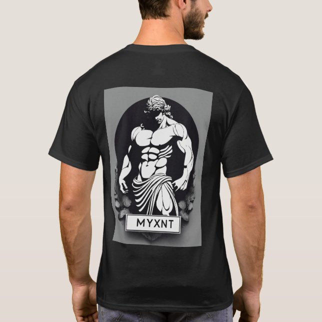 "Muscle Mastery: Unleash the Beast In" T Shirt (Baksida)