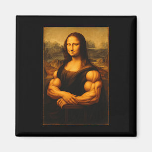 Muscle Mona Lisa Bodybuilding der Weightlift Gym o Magnet