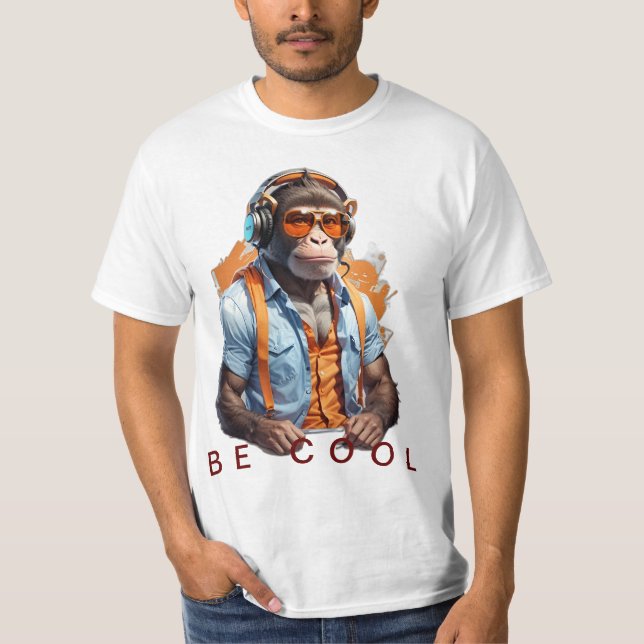 Muscle Monkey Tshirt T Shirt (Framsida)