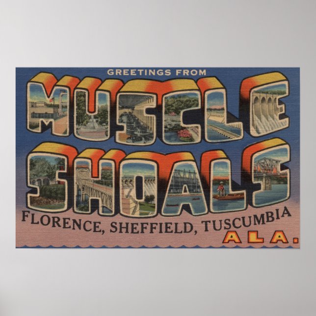 Muscle Shoals, Alabama - Stora Brev Scenes Poster (Framsidan)
