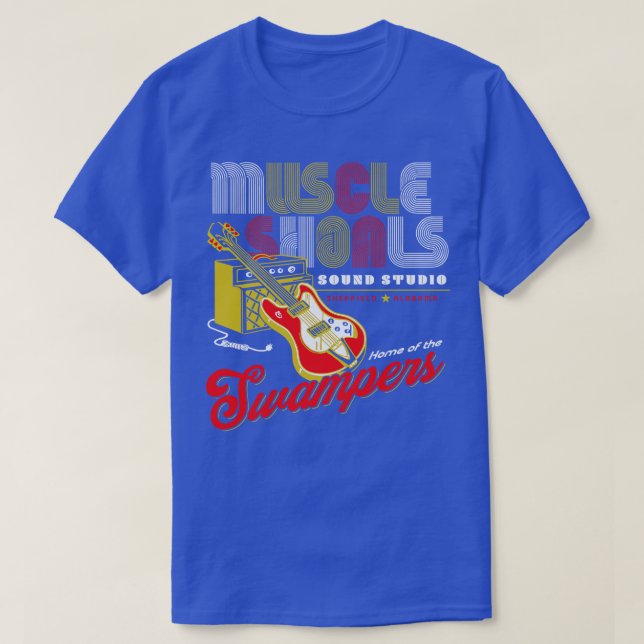 Muscle Shoals Ljud Studio T Shirt (Design framsida)