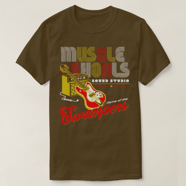 Muscle Shoals Ljud Studio T Shirt (Design framsida)
