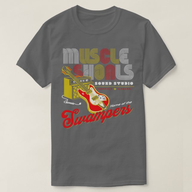 Muscle Shoals Ljud Studio T Shirt (Design framsida)