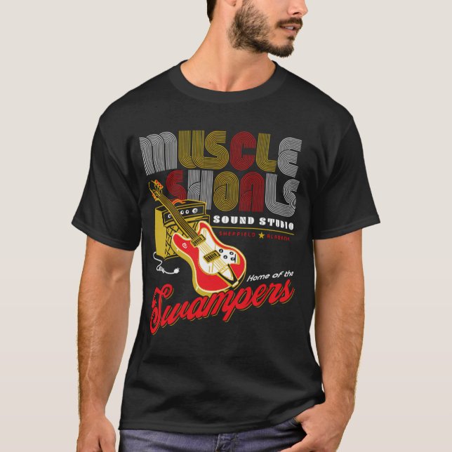 Muscle Shoals Ljud T Shirt (Framsida)