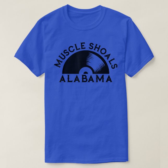 Muscle Shoals Shirt Alabama Recording Studio Music T Shirt (Design framsida)