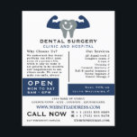 Muscle Tooth Logotyp, Tandvård, dentistreklam Flygblad<br><div class="desc">Muscle Tooth Logotyp,  Tandvård,  Dentist Advertising Flyer från Affärskortet Store.</div>