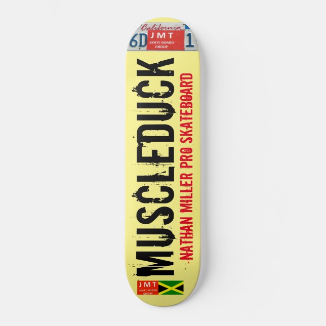 MUSCLEDUCK NATHAN MILLER JMT USA Skateboard (Framsida)